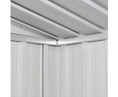 vidaXL Capanno da Giardino Verde in Acciaio Capannone Rimessa Casetta Attrezzi