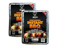 Sconosciuto 2 Barbecue USA e Getta istantanea. Ideale per Piccole Feste o per Un rapido Barbecue.