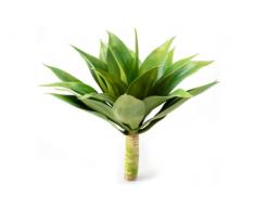 Velener Pianta di agave artificiale da esterno: pianta di agave sintetica non in vaso per decorazioni domestiche, realistica resistente ai raggi UV per decorazioni esterne/interne, 56 cm, set di 1