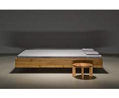 MAZZIVO Piscina in legno di alta qualità, semplice e intramontabile, moderno, elegante e raffinato, design italiano 120 140 160 180 200, in legno di quercia, ontano, frassino e ciliegio
