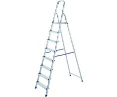 Scala in alluminio per la casa 8 gradini