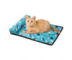 Tappetino rinfrescante per Gatti | Cuscino rinfrescante Animali Domestici per Cani e Gatti | Letto Raffreddamento per Gatti Traspirante | Coperte Tappetino Domestici Fresco Seta Ghiaccio