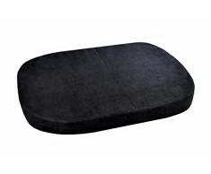 Letto di alta qualit/à per Cani Nero Divano lavabile Ecopelle effetto trapuntata 100 x 75 cm dimensioni esterne L dibea DB00182