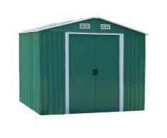 CASETTA PORTA ATTREZZI DA GIARDINO IN LAMIERA 257 X 205 CM
