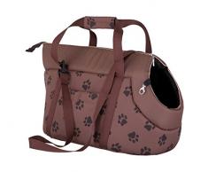 Hobbydog TORJBL5 - Borsa per Cani, 22 x 20 x 36 cm, Marrone Chiaro con Zampe