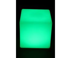 point-garden cubo Luminoso Tecnologia LED Cambio di Colori 20cm Lampada cubo Sgabello accumulatore FB UVP 239,-