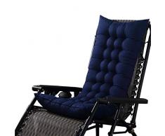 Eillybird - Cuscino per Sedia a Dondolo, Imbottito, in Rattan, con Tatami Mat, per Finestra Blu