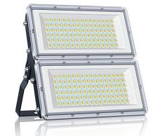 Faretto LED da Esterno 200W, TASINUO IP67 Impermeabile Faro LED da Esterno, 20000LM 7000K Bianco Freddo Proiettori per Esterni, Luci da Esterno Per Terrazza, Giardino, Garage, Fabbrica, Stadio, Piazza