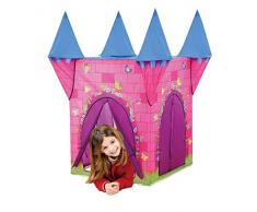 Happy Sun Castello delle Principesse tenda per bambini, tenda gioco per bambine. Misure 110x110x132cm. Tenda pieghevole. Minimo ingombro in cameretta. Ideale come regalo bimba. Colore rosa