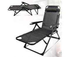 Sedia a sdraio pieghevole reclinabile Zaino pieghevole portatile Sedia a sdraio da spiaggia Sedia da pranzo per ufficio Siesta Sedia a sdraio reclinabile per esterni 180x66cm Sedie a sdraio da