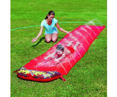Bestway 52096 - Scivolo Speedway con Spruzzi, 488 cm, Rosso