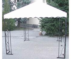 CRUCCOLINI LINEA GIARDINO BACCO GAZEBO IN FERRO BATTUTO MT.3X3