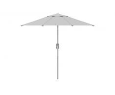 PARAMONDO interpara Ombrellone da giardino e balcone 3,5 m (rotondo/bianco) / Telaio (bianco)