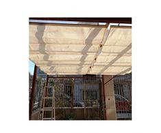 Vela Wave Shade retrattile,Wave Shade Vele Retrattili,vela dombra delonda,Retrattile Onda Pergolato A Tettoia Copertura,Telo Dombra A Forma U ,Facile Da Installare ( Size : W0.6*L4m/W1.96*L13.12ft