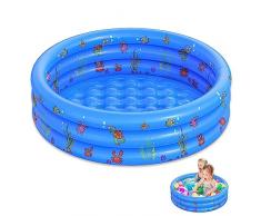 Piscina Bambini,Piscinette per bambini,Piscina Gonfiabile per Bambini,Piscina Gonfiabile Bambini,Piscina Gonfiabile Rotonda,Piscina Gonfiabile Portatile,PVC Durevole 3 Camera daria Individuali