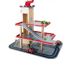 Small Foot 4777 - Gioco Parcheggio Rampe di Legno