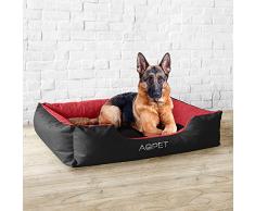 AQPET Cuccia Letto per Cane Cuscino Lettino Divano Cani Taglia XXL 120 X 90 X 30 CM Bordeaux