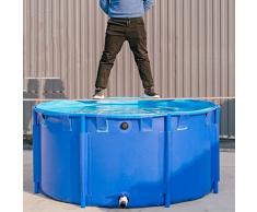 Piscina Fuori Terra/Telaio Acciaio Home Giardino Del Cortile Piscina Con Struttura In Metallo, Albercas Para Adultos, Piscine Fuori Terra Rotonde Profonde Ultra Grandi Per Bambini/Cani/Adulti, Pi