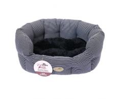 Rosewood Dog 40 Divano per cani ovalo Blue Stripes