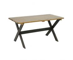 Mendler Tavolo da esterni HWC-J83 giardino terrazza 149cm legno pino laccato