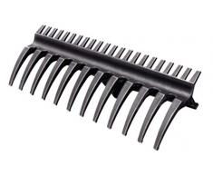 UPP - Rastrello 2 in 1 I rastrello e coltivatore in Uno Strumento da Giardino I in plastica Speciale Leggera e Super infrangibile [Grande, Senza Maniglia]