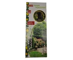 Lifetime Giardino Pergola Giardino arco piante verdi rosa 140 x 240 x 40 cm