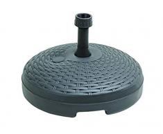 EuroStore07® Base per OMBRELLONE Rattan Rotonda in PLASTICA per OMBRELLONI con PALO Max 34 MM