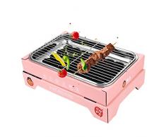 Mini griglia | Barbecue Monouso Barbecue a Carbone Portatile Pronto allUso - Griglia per Barbecue Portatile USA e Getta BBQ allaperto pochi Secondi per Iniziare