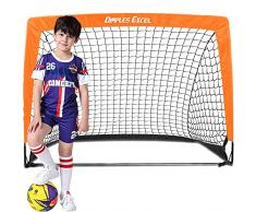 DIMPLES EXCEL Pallavolo Porta da Calcio per Bambini da Giardino Allenamento Rete da Calcio da Casa x1