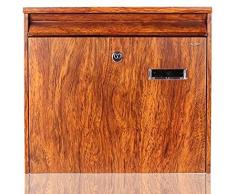 FANNISS Cassetta della Posta,Posta in Arrivo Esterna Cassetta Postale Domestica Cassetta Postale Villa Cassetta Postale Esterna Antipioggia Creativa da Appendere a Parete Cassetta Postale Americana