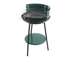 Galileo Casa 2145380 Barbecue, Tondo, Verde, Acciaio, 42 cm