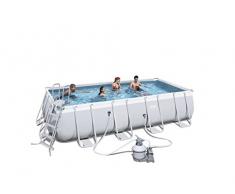 Bestway 549x274x122 cm Best Way Piscina Power Steel Frame Rettangolare Cm 549X274X122, cap 14.812 Lt 246, 14812 Litri