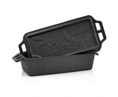 BBQ-Toro Dutch Oven Pan I pentola in ghisa I pentola in ghisa I 9,4 litri I precampionato - già bruciato I torrefattore con coperchio I DOSQ2N