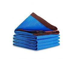 Rete Ombreggiante 6x10m, Telo Ombreggiante con Protezione Solare, Rete Parasole Protettiva per Esterni, Telo Ombreggiante Rettangolare Traspirante, Ombra 90% con Occhielli, Blu