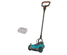 GARDENA Rasaerba a batteria HandyMower 22/18V P4A senza batteria: rasaerba manuale, per prati fino a 50 m², altezza di taglio regolabile, funzione mulching (14620-55)