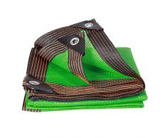 Panno Ombreggiante per Esterni,8 Pin,Rete Ombreggiante Verde Antistrappo,Rotolo Telone Oscurante Antivento,Rete Telo Ombra,per Frutta,Fiori,Colture e Serre,con Occhielli (2x6m)