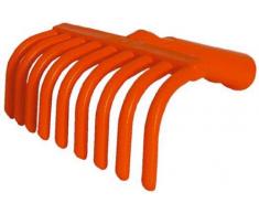 Rastrello 7 denti in PVC per raccolta di Olive â€" senza manico - Misura: 14 cm