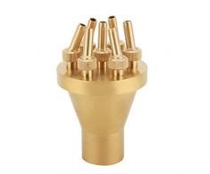 Alinory Ugello per Fontana, ugello per Fontana da Giardino, ugello per laghetto da Giardino Stile Dritto a 2 Livelli per Giardino Parco divertimenti