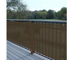 YZJL Recinzione Esterna Balcone Tenda da Sole Laterale Protezione della Privacy 160GSM Consenti recinzioni decorativescherma Giardino