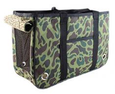 La Vogue-Borsa per il Trasporto Borsa Sacchetto per Cani Gatti Viaggio Outdoor (Colore 3, 50 Centimetri)