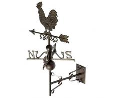 aubaho Nostalgia Gallo Parete banderuola decoratione Giardino segnavento di Ferro