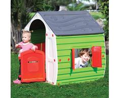 Casetta per bambini, magica e colorata, per giocare all’aperto o al chiuso, per bambini dai 2 anni in su