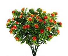 XIALIUXIA Arbusto Artificiale/Cespuglio Falso/Simulazione Erba di Eucalipto Foglie Verdi/Piante di Plastica, 5PCS Coperta per Esterni per Esterni Giardino Domestico Decorazione per Fioriera