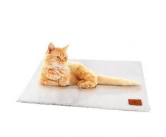 Pfotenolymp® Coperta per gatti/coperta per cani - Coperta elettrica auto-riscaldante - Coperta riscaldante auto-riscaldante per cani e gatti - Tappetino riscaldante per cani e gatti