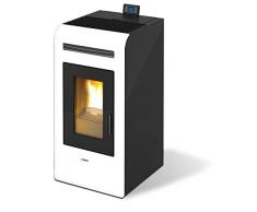 STUFA PELLET KING 16 KW 15,5 BIANCA NOVITA 2017