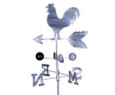 Kbsin212 Metal banderuola Vintage Rooster – 120 cm ghisa Gallo segnavento Garden velocità del Vento Spinner indicatori di direzione , Decorazione Ornamento da Giardino Patio Yard