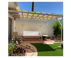 AYLYHD Tenda a Vela Rettangolare Beige Vela Parasole UV al 90% Vela Ombra per Patio Esterno, con Corde Libere (Color : Beige, Size : 13.12x26.24ft/4x8m)
