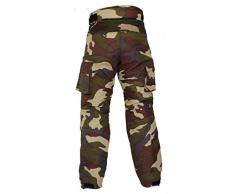 kt302 Pantaloni Moto Quad Graticcio Verde Mimetico Militare Marpat Woodland