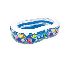 Piscina Gonfiabile,Dothfolle 175x109x 45cm Piscina Gonfiabile per Bambini, Piscina Fuori Terra per Famiglie,Cortile Giardino Allaperto Estate in acqua Party Piscine per Bambini Allaperto
