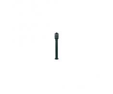 Lampioncino da esterno con frangiluce palo da giardino 83 cm nero